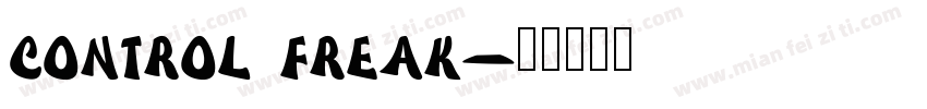 Control Freak字体转换